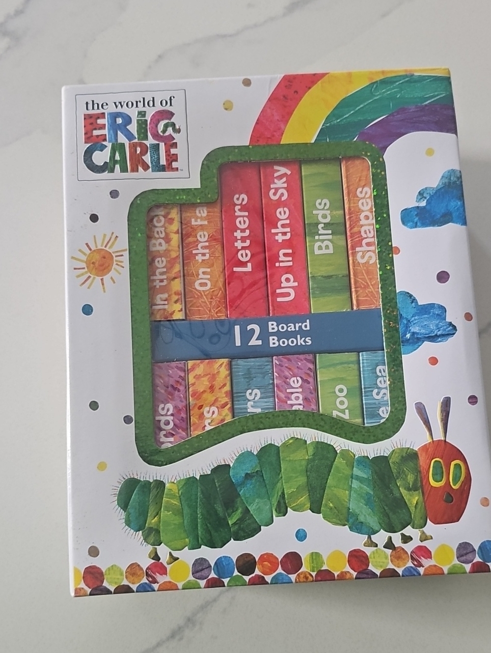 12-Book Board Book Set - Colorful Kids Toys